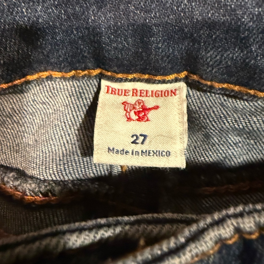 True Religion Women's Dark Blue Skinny Jeans - Picture 3 of 4